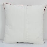16" x 16" Velvet İkat Pillow,Handmade Patchwork Decorative Pillow, Silk İkat Velvet Modern