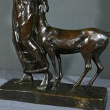Bronze “Woman with Fawn”, Atelier Primavera – 1930