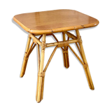 Rattan side table