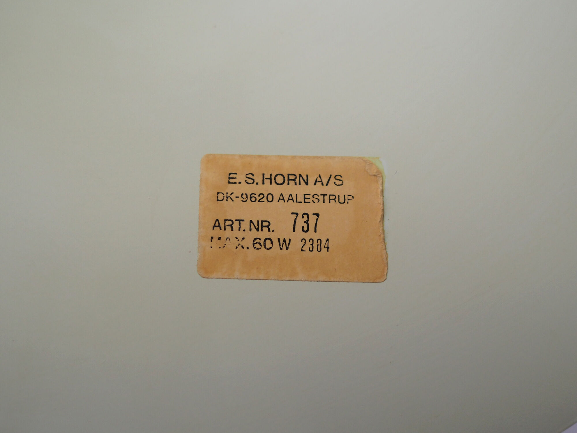 E.S. Horn pendant lamp