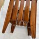 Tabouret, panier linge vintage en bois