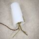 Mid-Century Italian Plastic and Brass Table Lamp