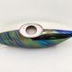 Vintage White and Iridescent Ceramic Bowl or Centerpiece n 6768 by Lusso, Italy