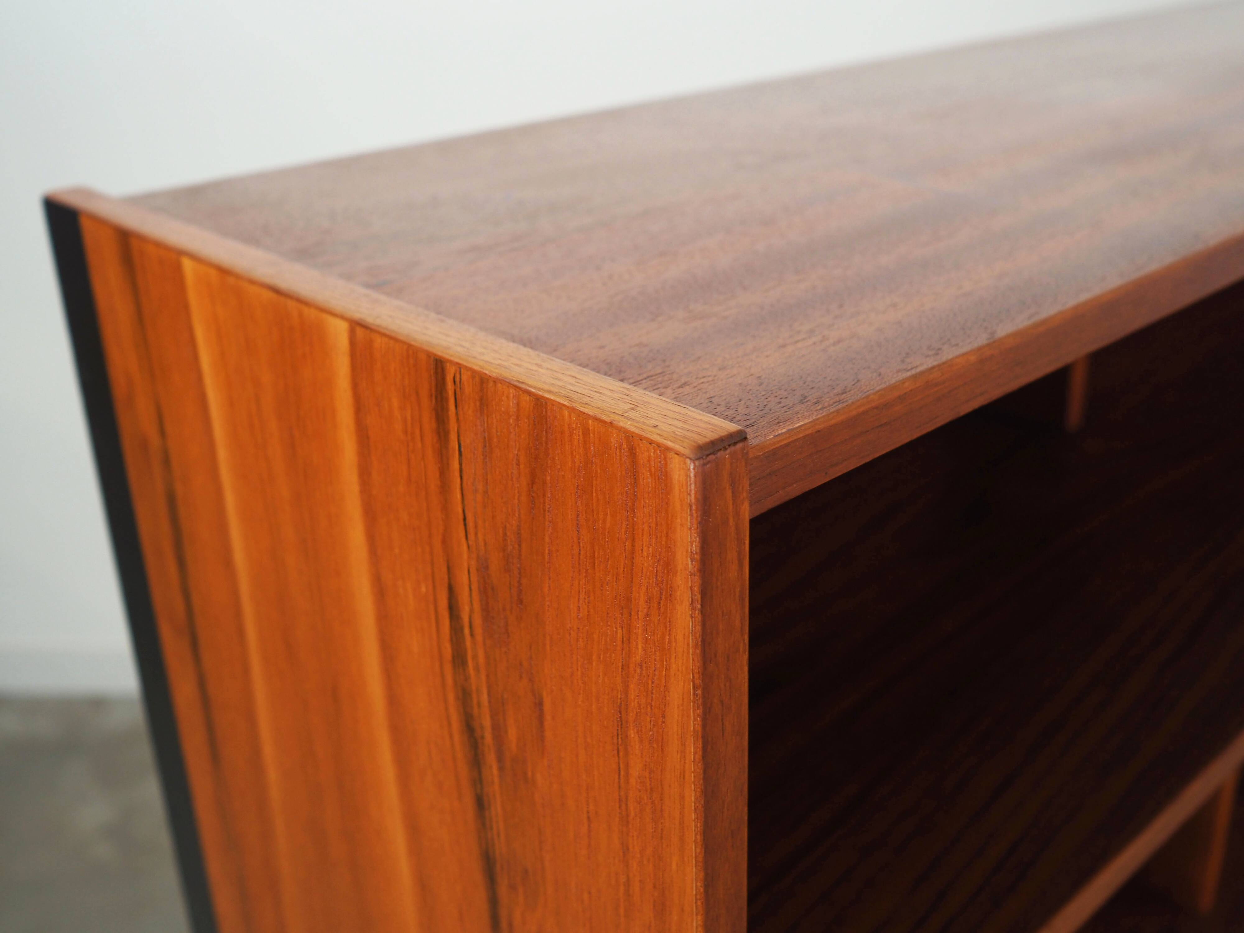 Teak bookcase, Danish design, 1970s, production: Denmark