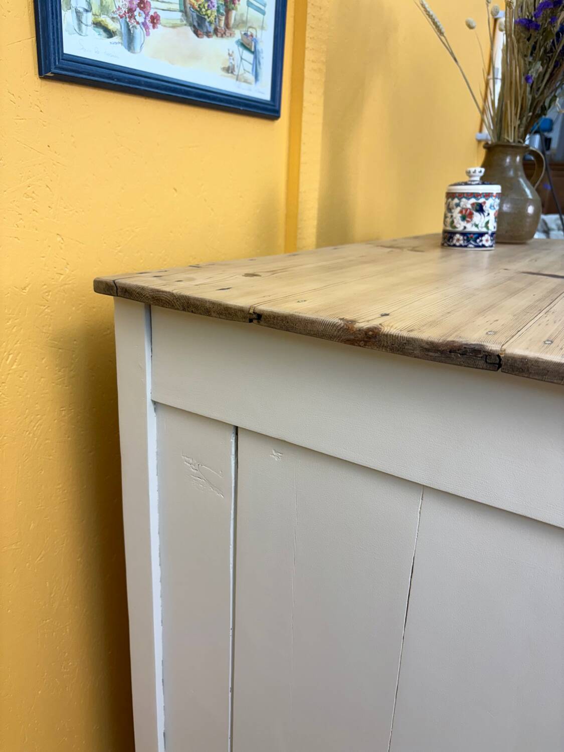 Antique wooden sideboard