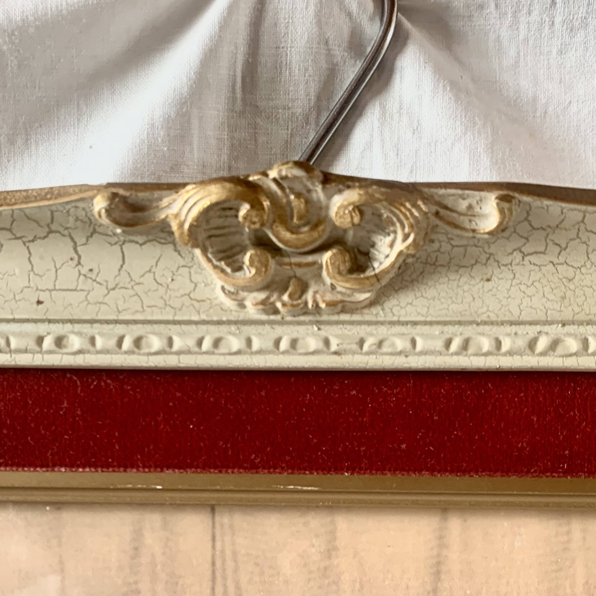 Old carved wooden wall frame