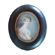 Miniature painted Juliette récamier