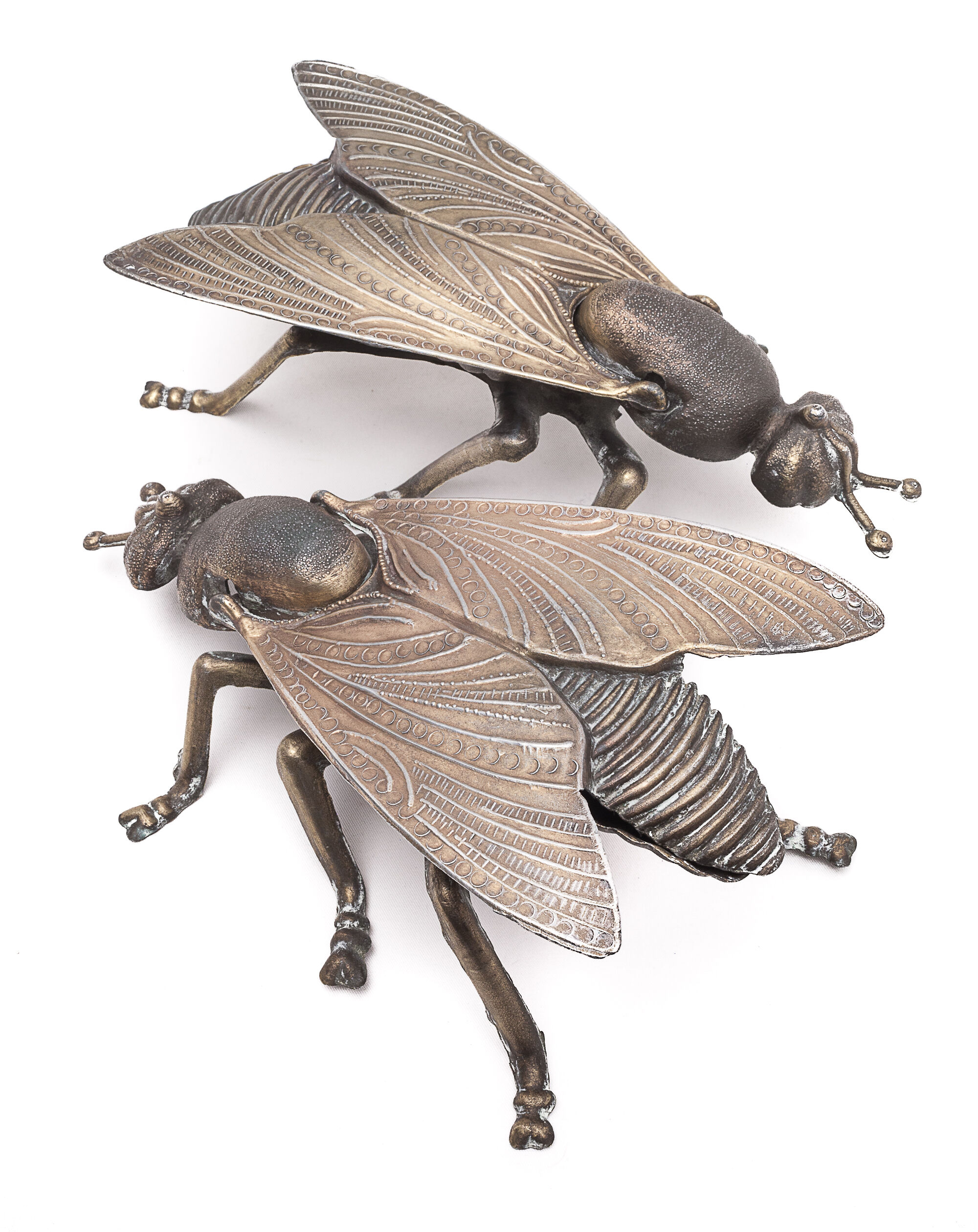 Pair of fly ashtray