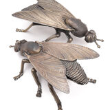 Paire de cendriers mouche