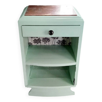 Revamped art deco bedside table