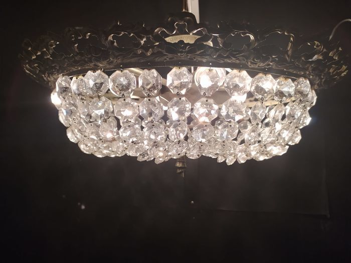 Stamped chandelier