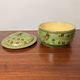 Vintage soup tureen in pottery by J.C. Hermann from Évires – bird decoration