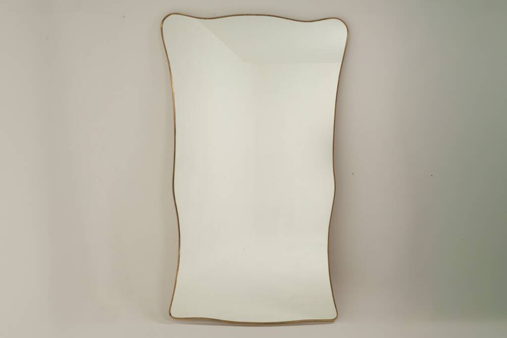 Pair of mirrors in the style of Gio Ponti. Work from the 1980s.