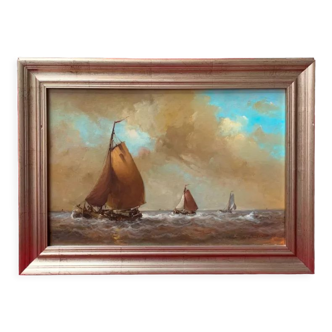 Tableau "Paysage marin".