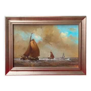 Tableau "Paysage marin".