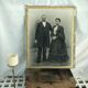 Antique, Great old photography, bourgeois couple, early twentieth, France