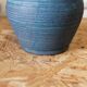 Vase en céramique bleu Accolay
