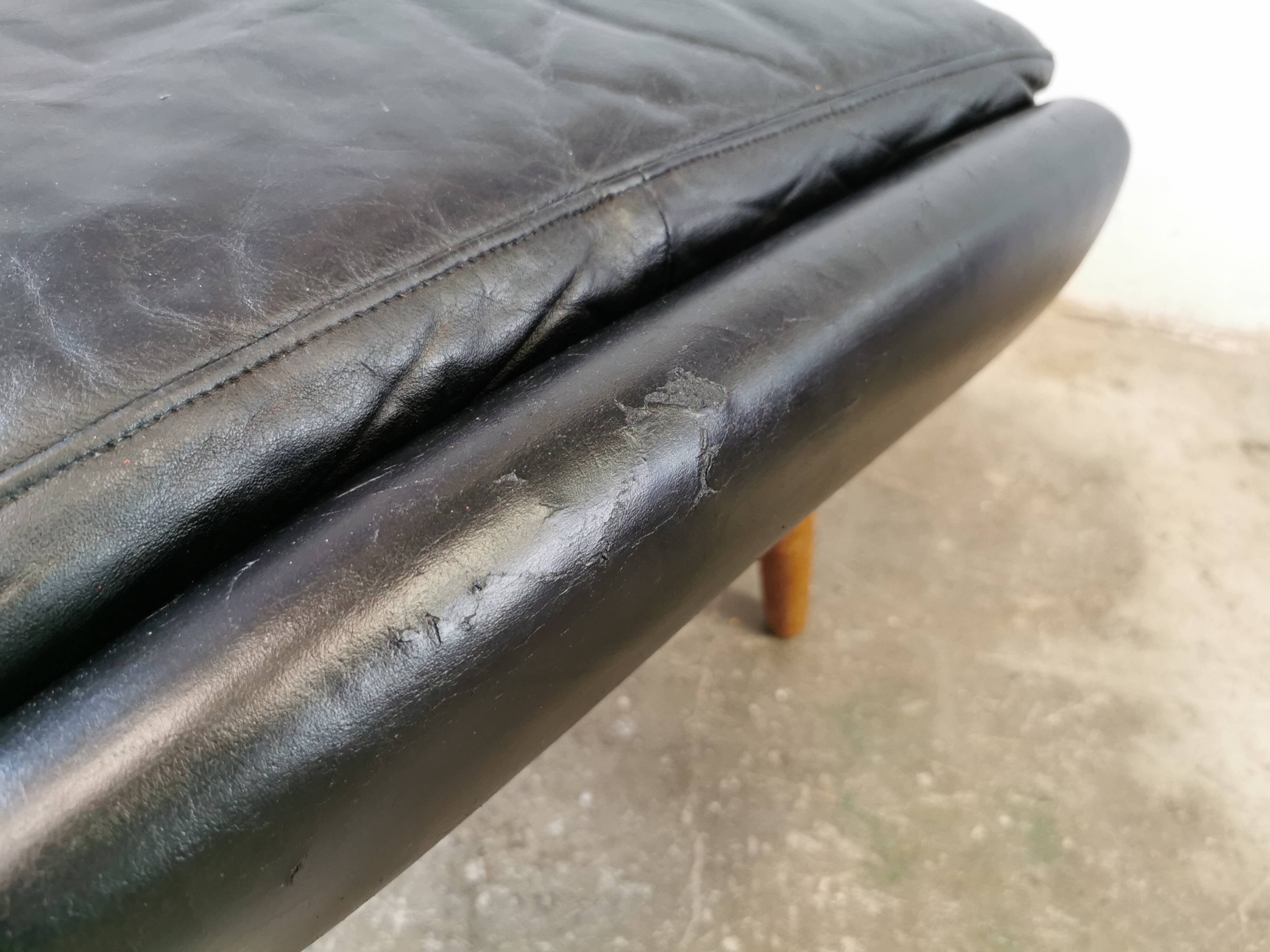 Ottoman/Ottoman/Scandinavian leather footrest