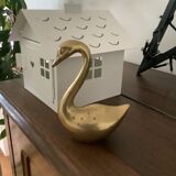 Brass swan