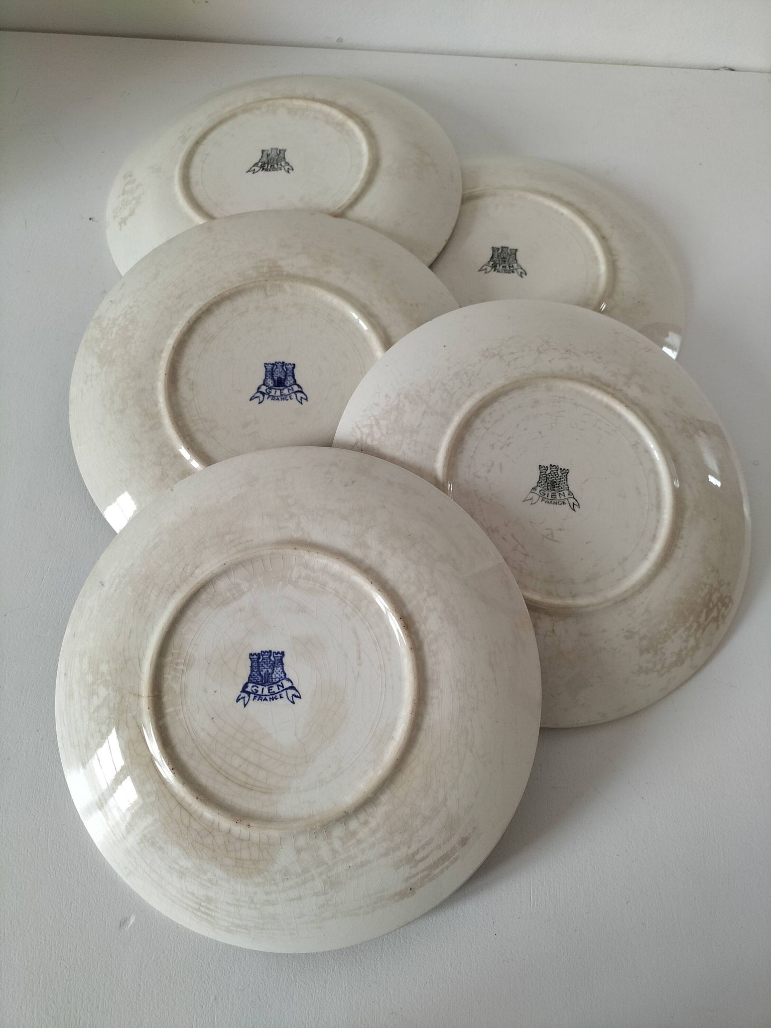 Assiettes Gien France