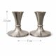 Pair of candlesticks in pewter by Just Andersen - Model 2729 Denmark
