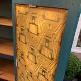 Art Deco glass Parisian wardrobe