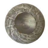 Legras pocket tray signed – enamelled glass Art Nouveau, winter landscape