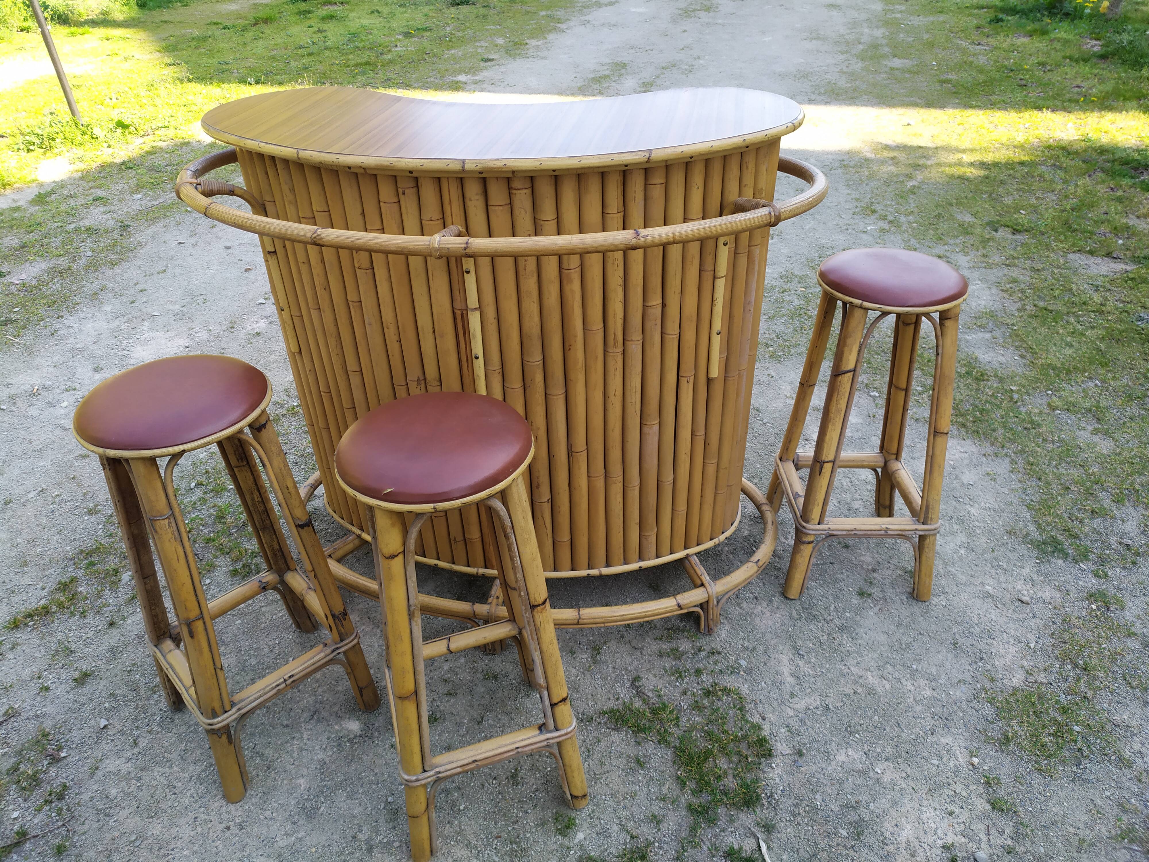 Bamboo bar 50s -60s