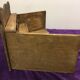 Shelf antique wooden grocery store