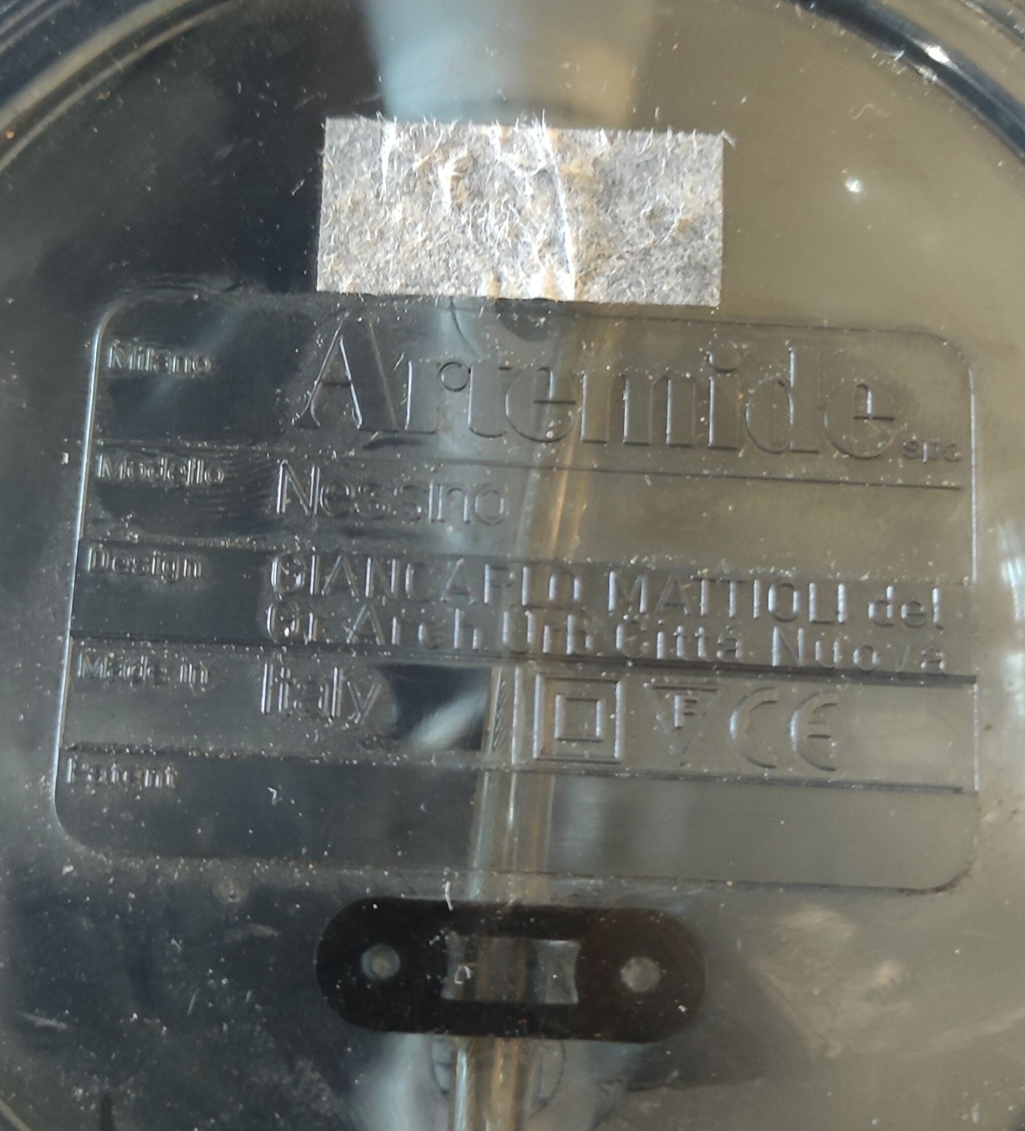 Artemide design lamp Nessino model