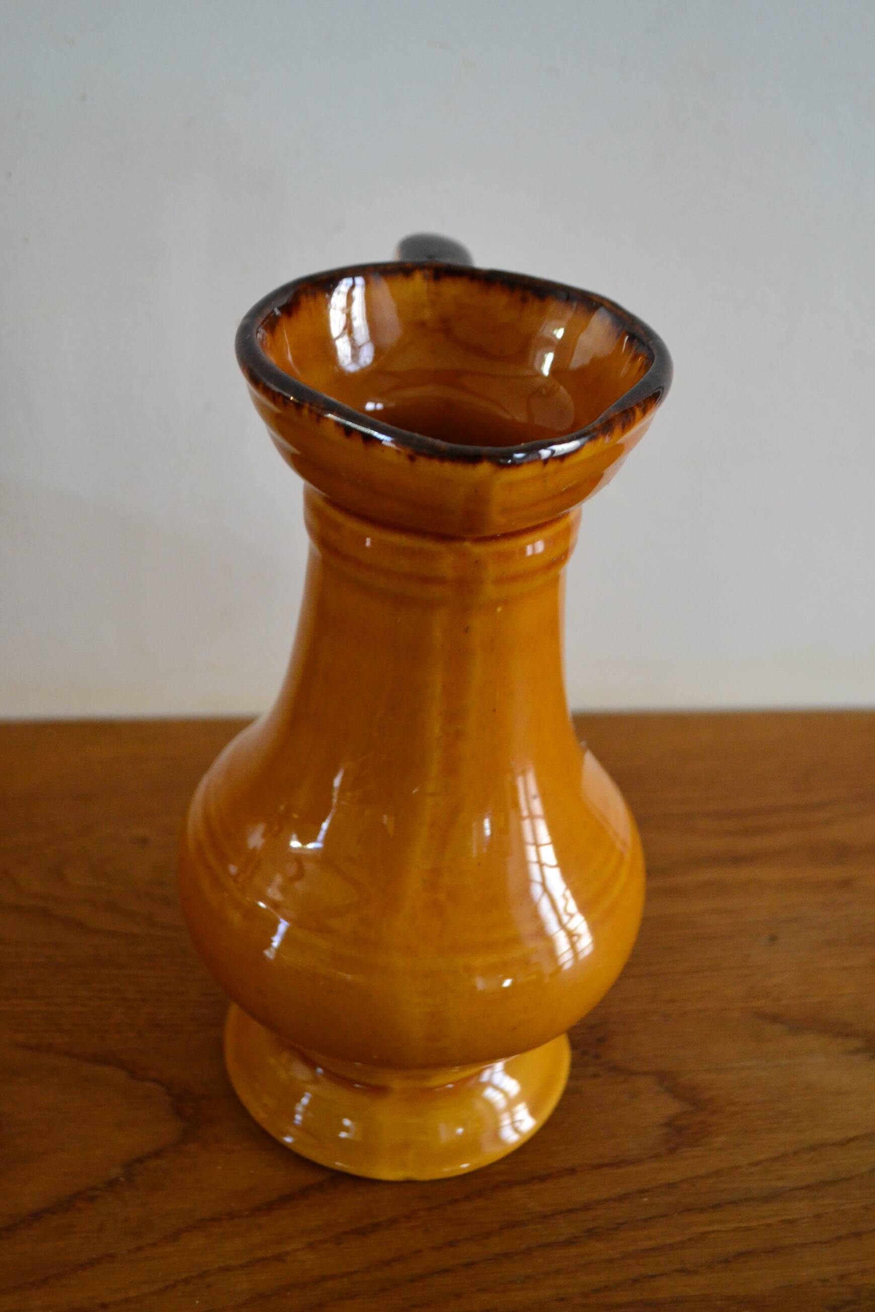 Enamelled Provençal jug