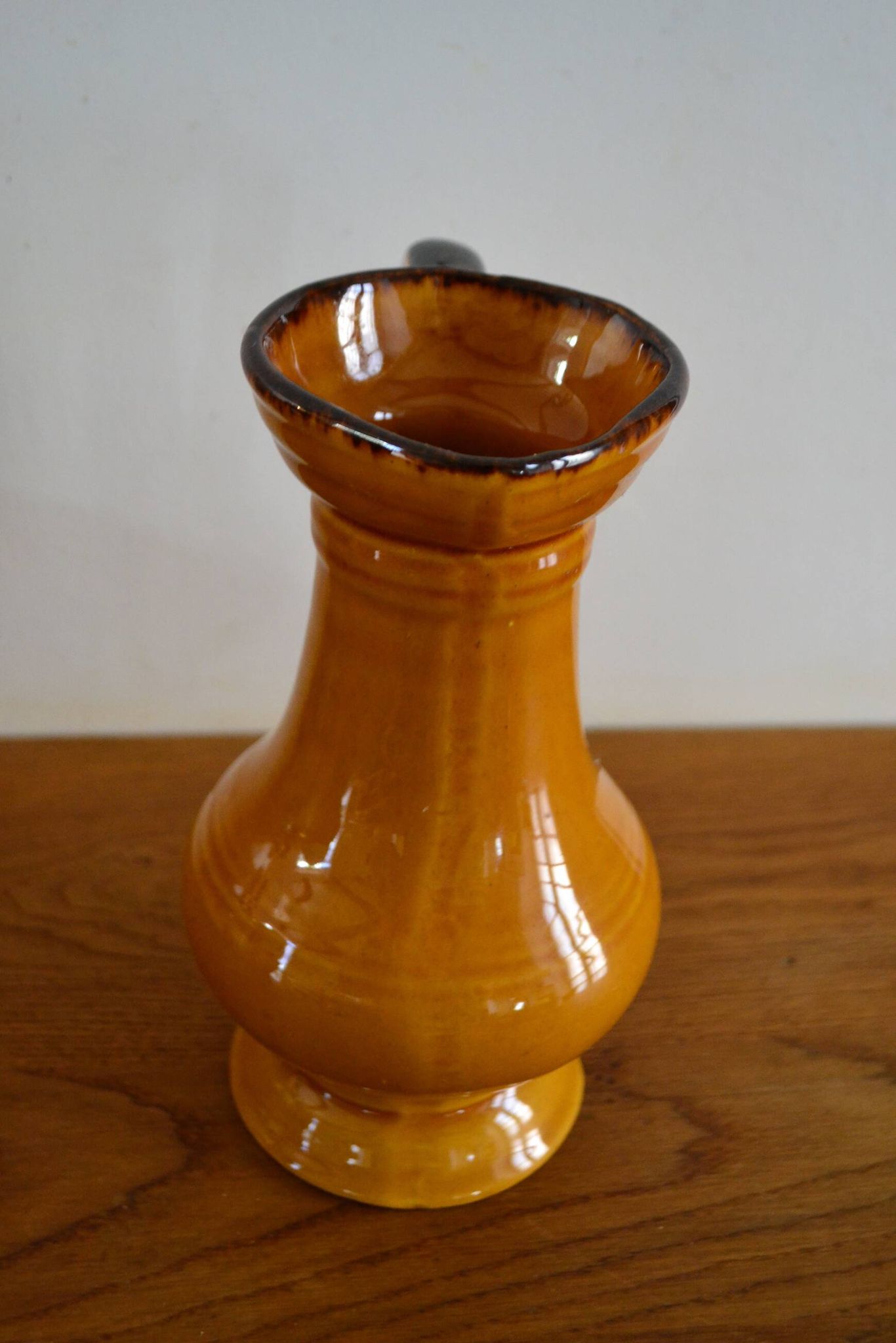 Enamelled Provençal jug