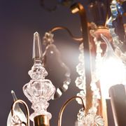 Classic French chandelier with grapevines