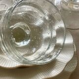 5 bubble glass cups.
