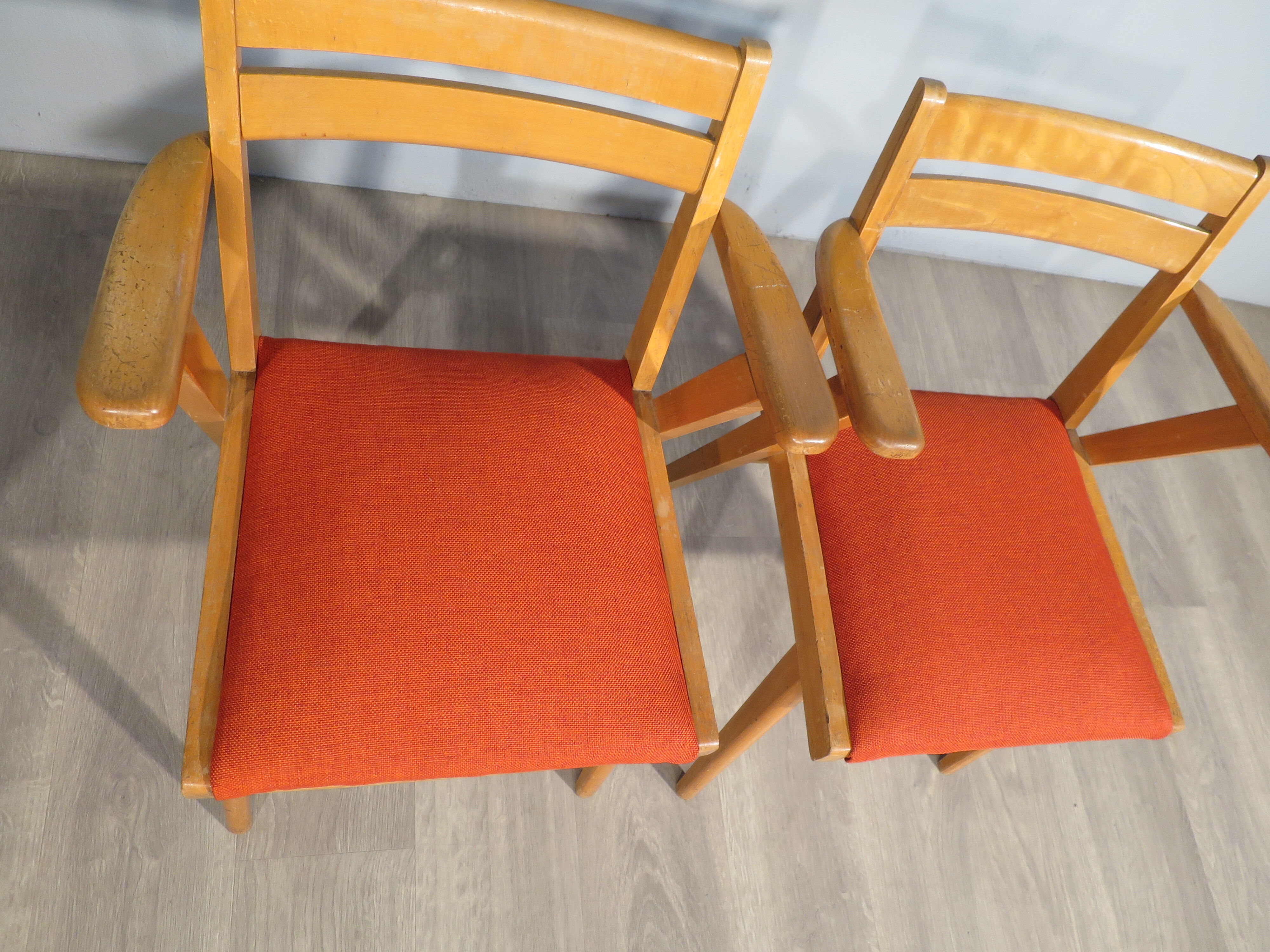 Paire de fauteuils bridge année 50