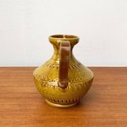 Italian pottery carafe from the mid-century by Aldo Londi for Bitossi, 1960s.