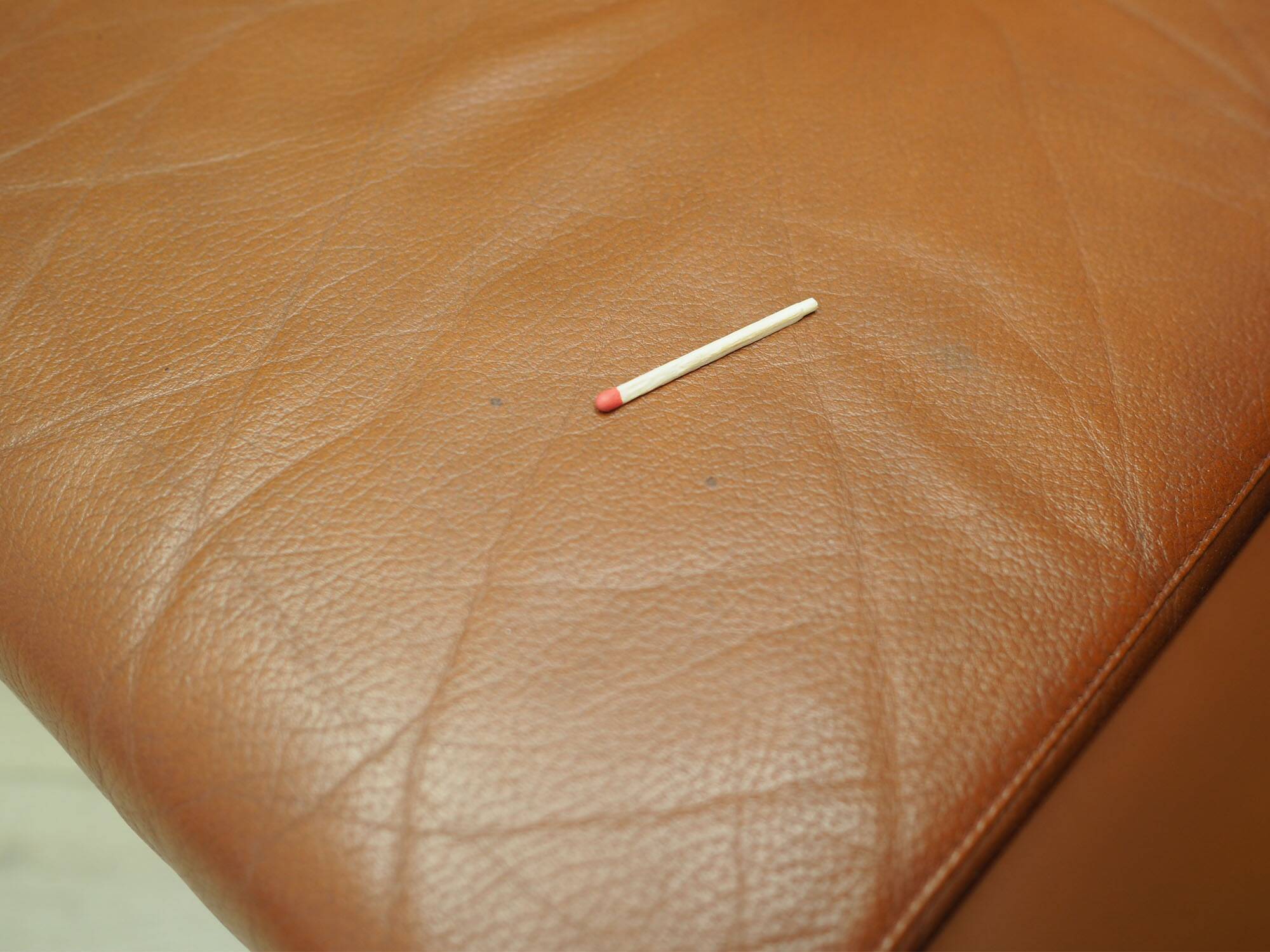 Leather armchair, Danish design, 1960s, production: Denmark