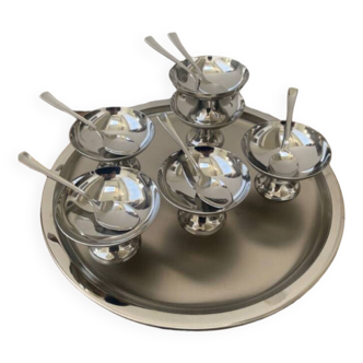 Stainless steel tableware set