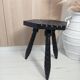 Tabouret bois wabi-sabi