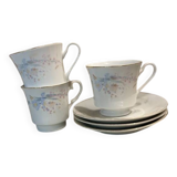 3 antique / vintage cups and saucers