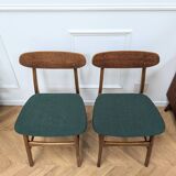 Chaises scandinaves vertes