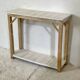 Console bois blanchi Jardin d'Ulysse