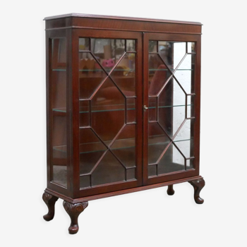 Old English wooden showcase