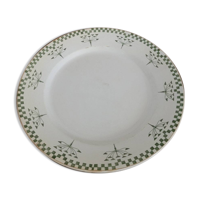 Assiette plate de service Labrador Creil et Montereau