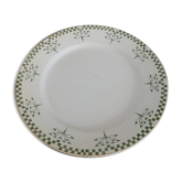 Assiette plate de service Labrador Creil et Montereau