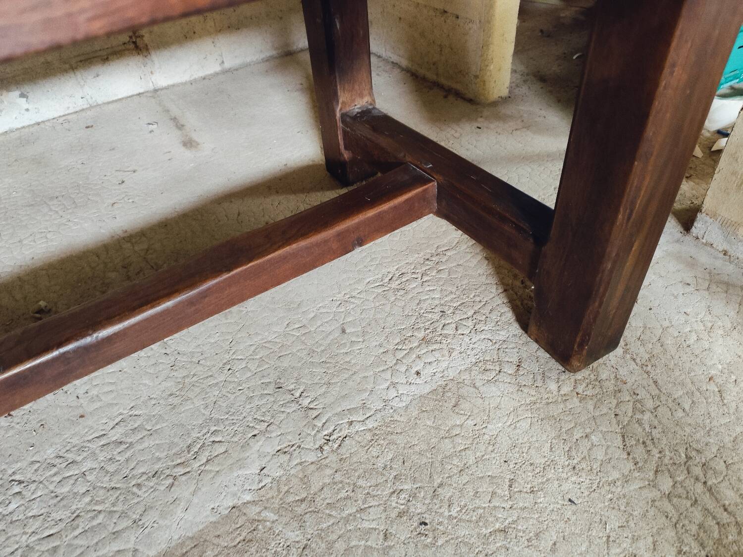 250 cm large farmhouse monastery table