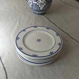 Set of 6 vintage dessert plates