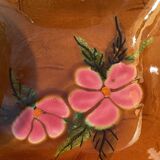 Saladier fleurs  plat Poet Laval