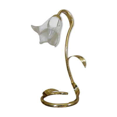 Lampe de table fleur ombre lumière