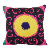 Vintage embroidered cushion cover 41x51 cm